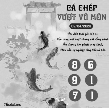 CÁ CHÉP VƯỢT VŨ MÔN 06/04/2023