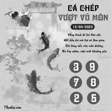 CÁ CHÉP VƯỢT VŨ MÔN 12/04/2023