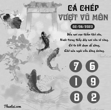 CÁ CHÉP VƯỢT VŨ MÔN 02/06/2023