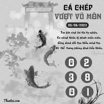 CÁ CHÉP VƯỢT VŨ MÔN 05/06/2023