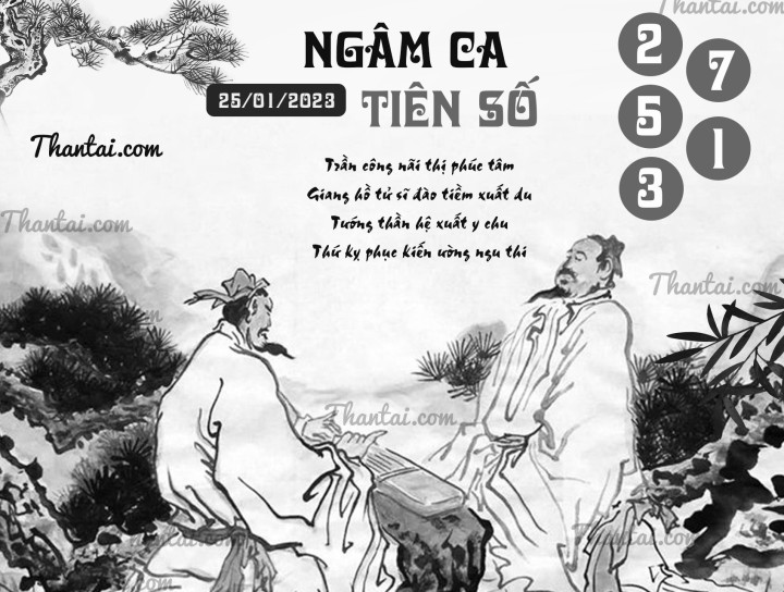 NGÂM CA TIÊN SỐ 10/01/2023