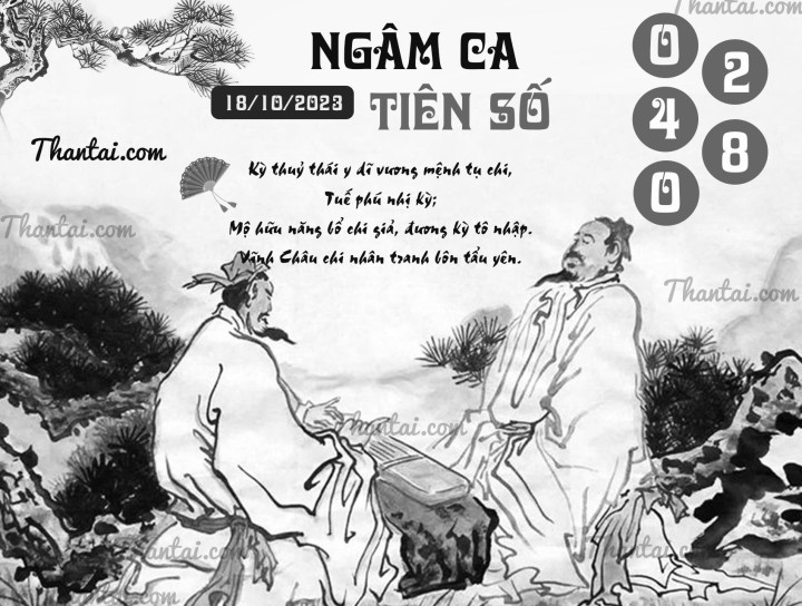 NGÂM CA TIÊN SỐ 03/10/2023