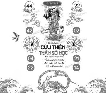 CỬU THIÊN THẦN SỐ HỌC 15/01/2023