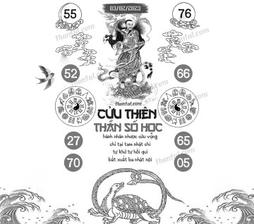 CỬU THIÊN THẦN SỐ HỌC 03/02/2023