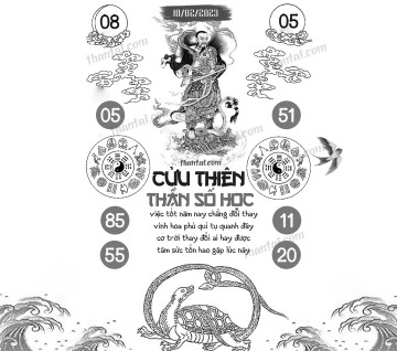 CỬU THIÊN THẦN SỐ HỌC 10/02/2023