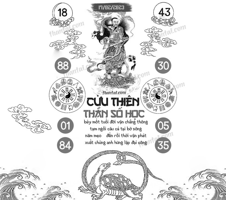 CỬU THIÊN THẦN SỐ HỌC 02/02/2023