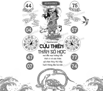 CỬU THIÊN THẦN SỐ HỌC 02/03/2023