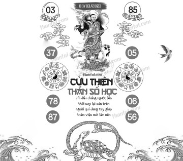 CỬU THIÊN THẦN SỐ HỌC 03/03/2023