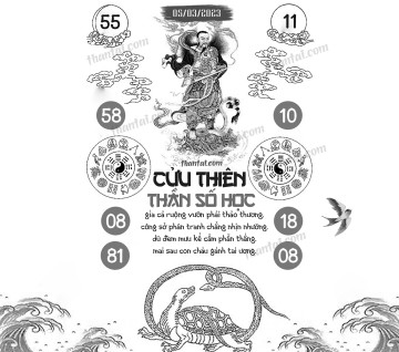 CỬU THIÊN THẦN SỐ HỌC 05/03/2023