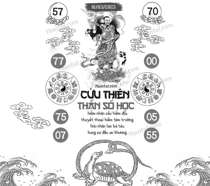 CỬU THIÊN THẦN SỐ HỌC 03/03/2023