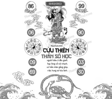 CỬU THIÊN THẦN SỐ HỌC 19/03/2023