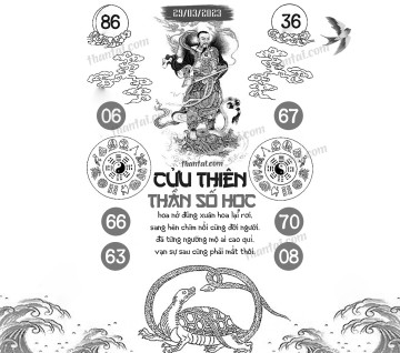 CỬU THIÊN THẦN SỐ HỌC 29/03/2023