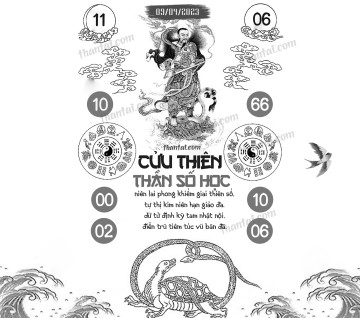 CỬU THIÊN THẦN SỐ HỌC 09/04/2023