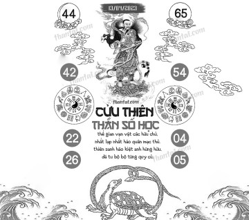 CỬU THIÊN THẦN SỐ HỌC 13/04/2023