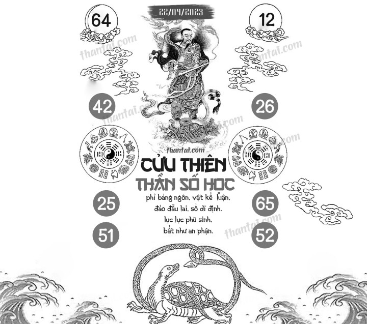 CỬU THIÊN THẦN SỐ HỌC 07/04/2023