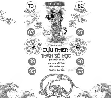 CỬU THIÊN THẦN SỐ HỌC 20/05/2023