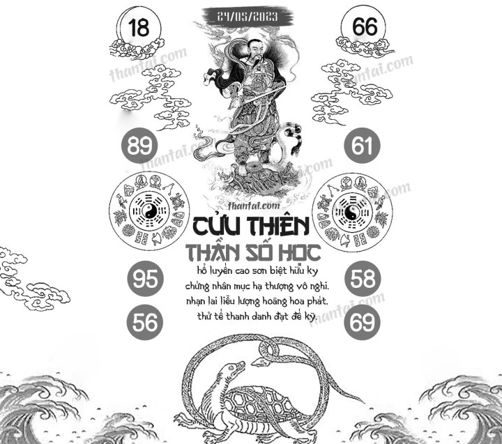 CỬU THIÊN THẦN SỐ HỌC 09/05/2023