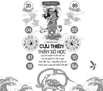 CỬU THIÊN THẦN SỐ HỌC 25/05/2023