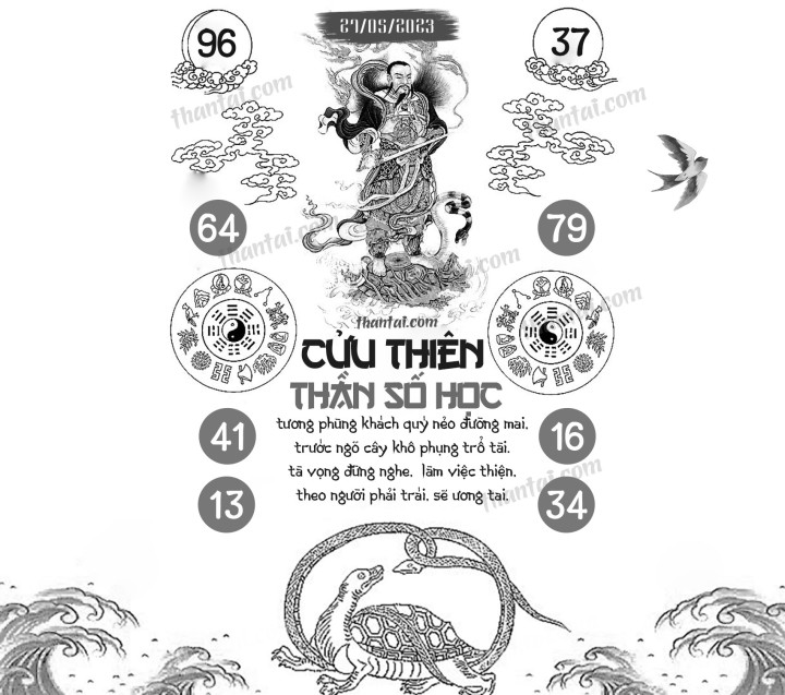 CỬU THIÊN THẦN SỐ HỌC 12/05/2023