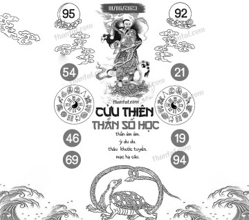 CỬU THIÊN THẦN SỐ HỌC 01/06/2023