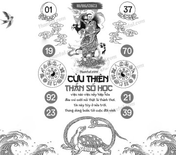 CỬU THIÊN THẦN SỐ HỌC 10/06/2023