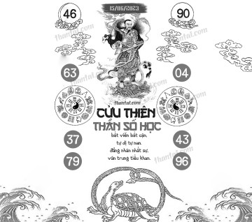 CỬU THIÊN THẦN SỐ HỌC 15/06/2023