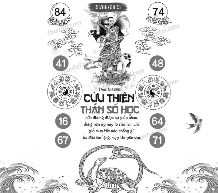 CỬU THIÊN THẦN SỐ HỌC 07/06/2023