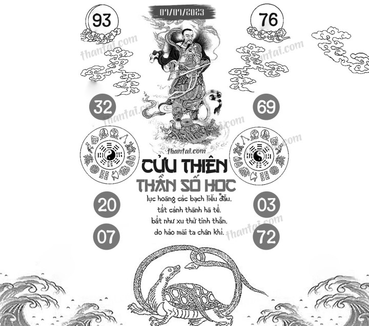 CỬU THIÊN THẦN SỐ HỌC 22/06/2023