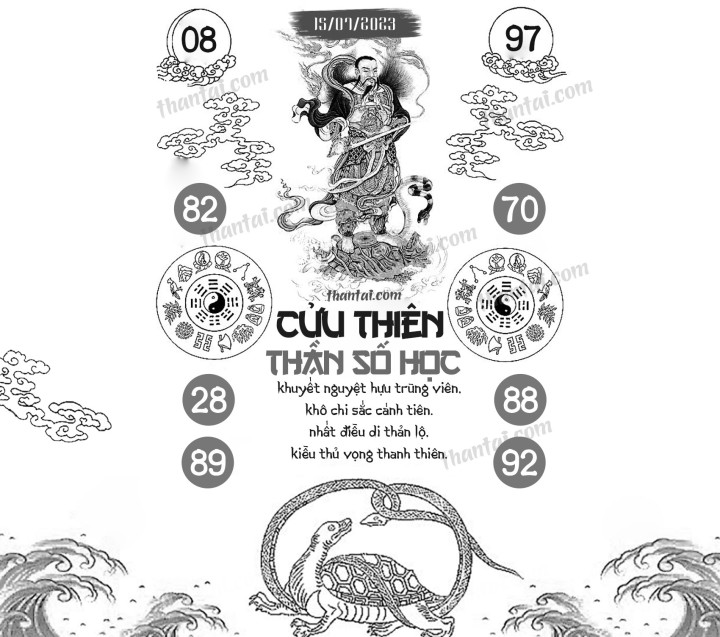 CỬU THIÊN THẦN SỐ HỌC 30/06/2023
