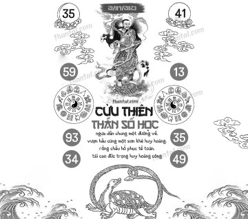 CỬU THIÊN THẦN SỐ HỌC 21/07/2023