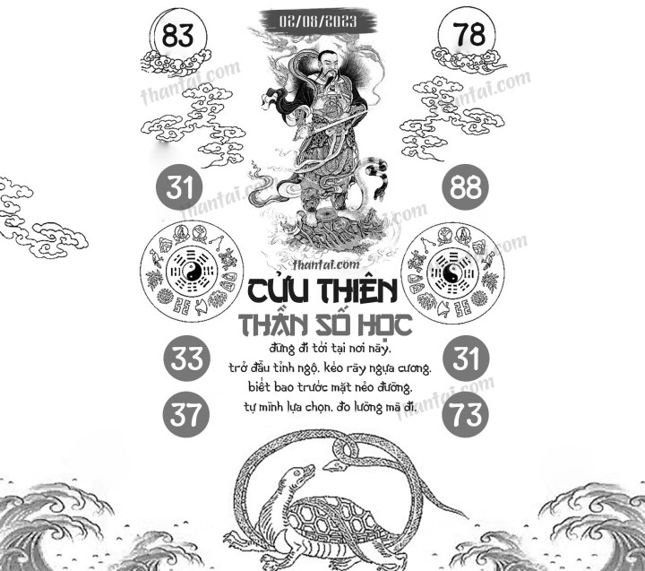 CỬU THIÊN THẦN SỐ HỌC 18/07/2023