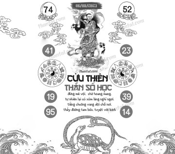 CỬU THIÊN THẦN SỐ HỌC 06/08/2023