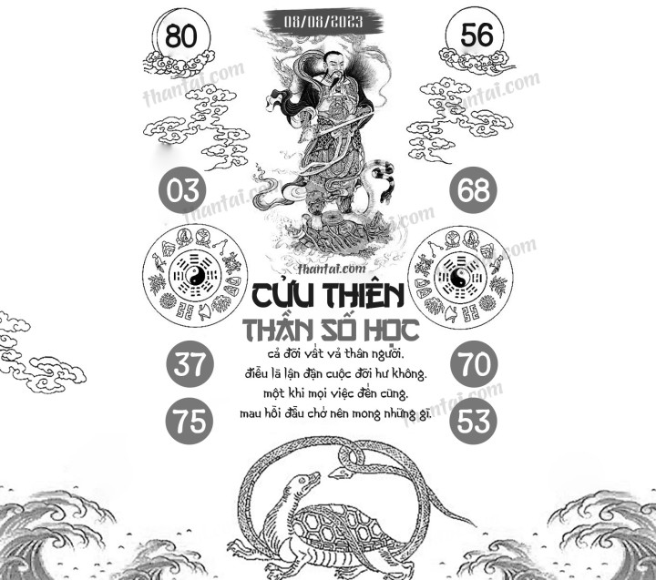 CỬU THIÊN THẦN SỐ HỌC 24/07/2023