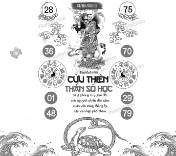 CỬU THIÊN THẦN SỐ HỌC 13/08/2023