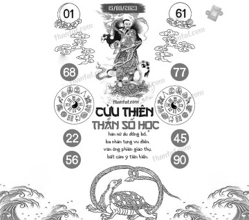 CỬU THIÊN THẦN SỐ HỌC 15/08/2023