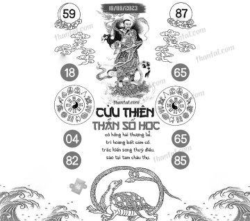 CỬU THIÊN THẦN SỐ HỌC 18/08/2023