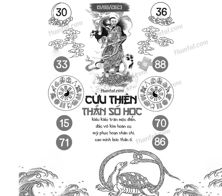 CỬU THIÊN THẦN SỐ HỌC 04/08/2023