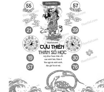 CỬU THIÊN THẦN SỐ HỌC 21/08/2023