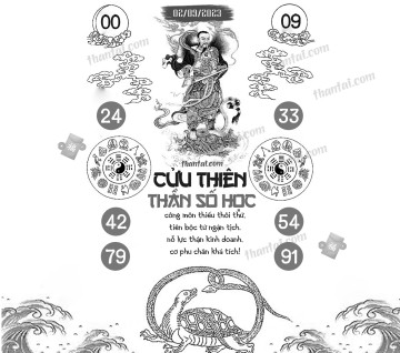 CỬU THIÊN THẦN SỐ HỌC 02/09/2023