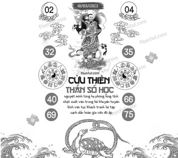 CỬU THIÊN THẦN SỐ HỌC 10/09/2023