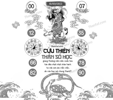 CỬU THIÊN THẦN SỐ HỌC 16/09/2023