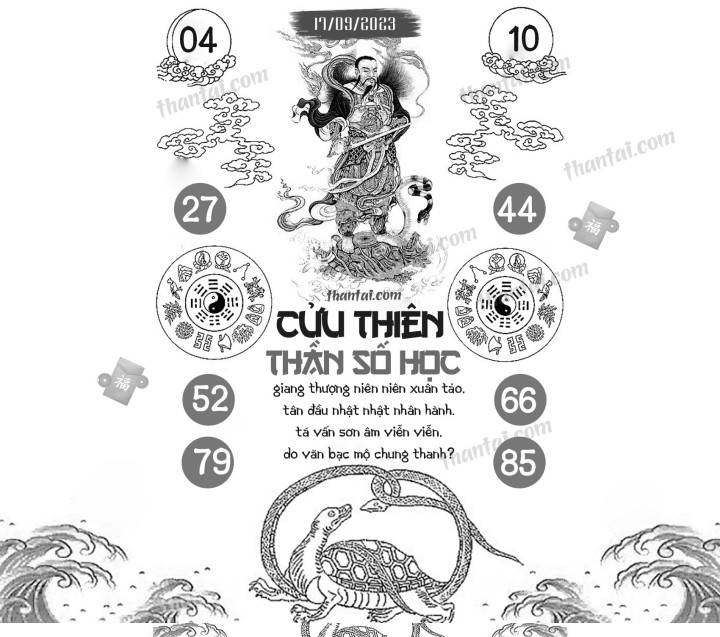 CỬU THIÊN THẦN SỐ HỌC 02/09/2023