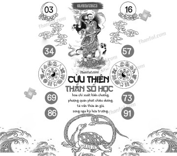 CỬU THIÊN THẦN SỐ HỌC 18/09/2023