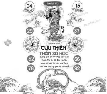 CỬU THIÊN THẦN SỐ HỌC 01/10/2023