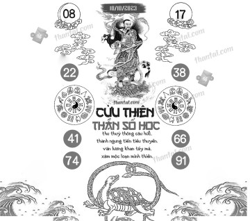 CỬU THIÊN THẦN SỐ HỌC 10/10/2023