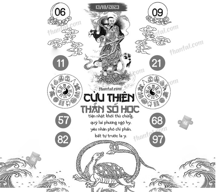 CỬU THIÊN THẦN SỐ HỌC 28/09/2023