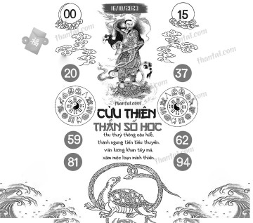 CỬU THIÊN THẦN SỐ HỌC 16/10/2023