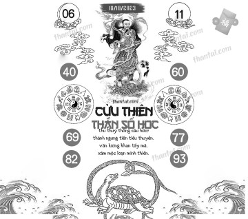 CỬU THIÊN THẦN SỐ HỌC 18/10/2023