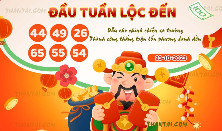 ĐẦU TUẦN LỘC ĐẾN 08/10/2023