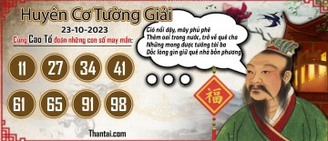 Huyền Cơ Tường Giải 23/10/2023